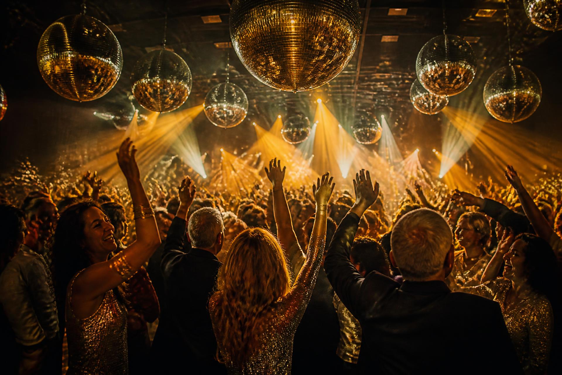 Disco show atmosphere